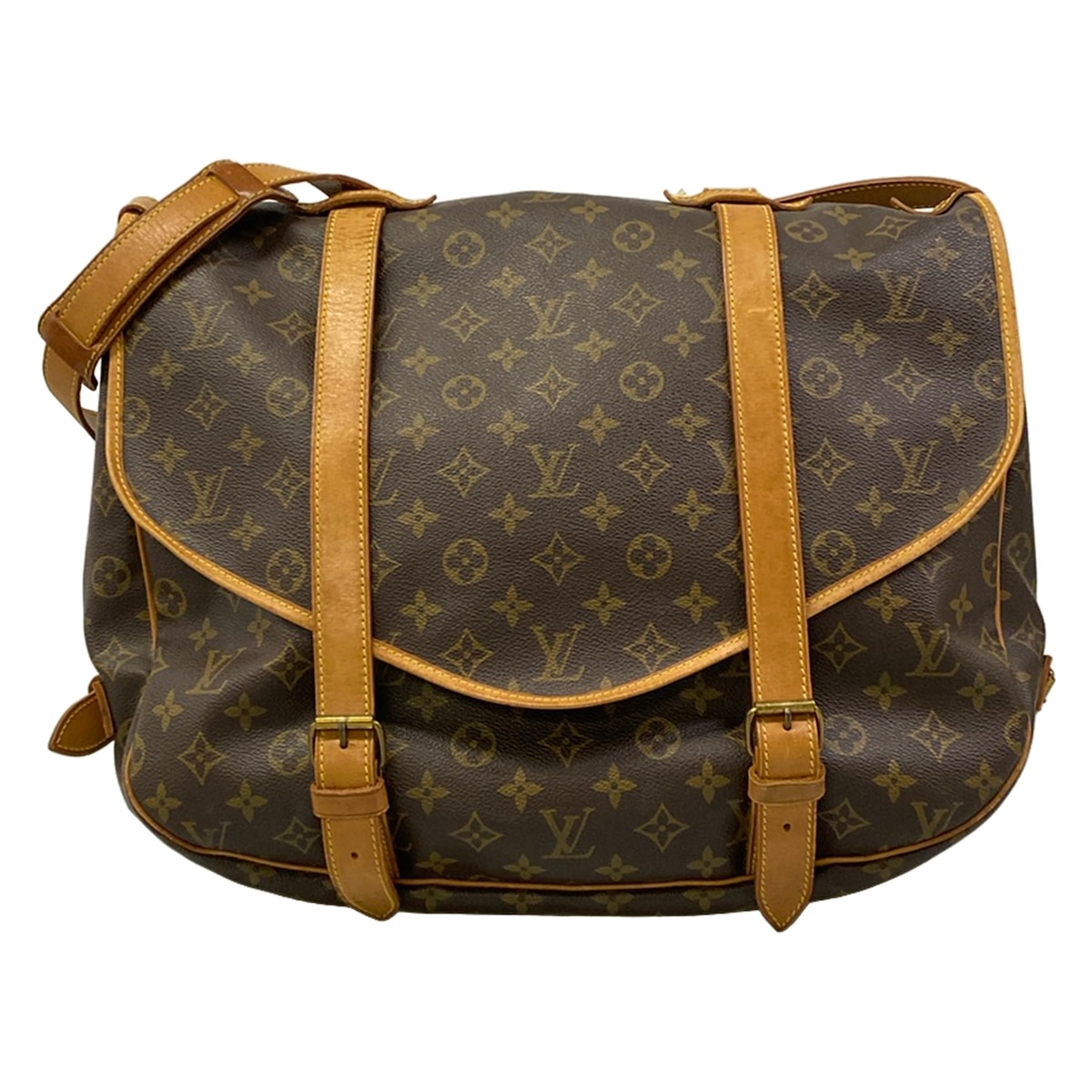 Louis Vuitton Saumur 43 Monogram Shoulder Bag M42252